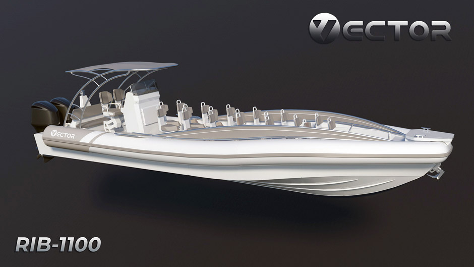 Multifunctional boat RIB 1100-S